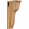 Ekena Millwork Carmel Rough Sawn Corbel w/Backplate, Western Red Cedar, 6"W x 10"D x 22"H COR06X10X22CAR01RWR - alternate 1
